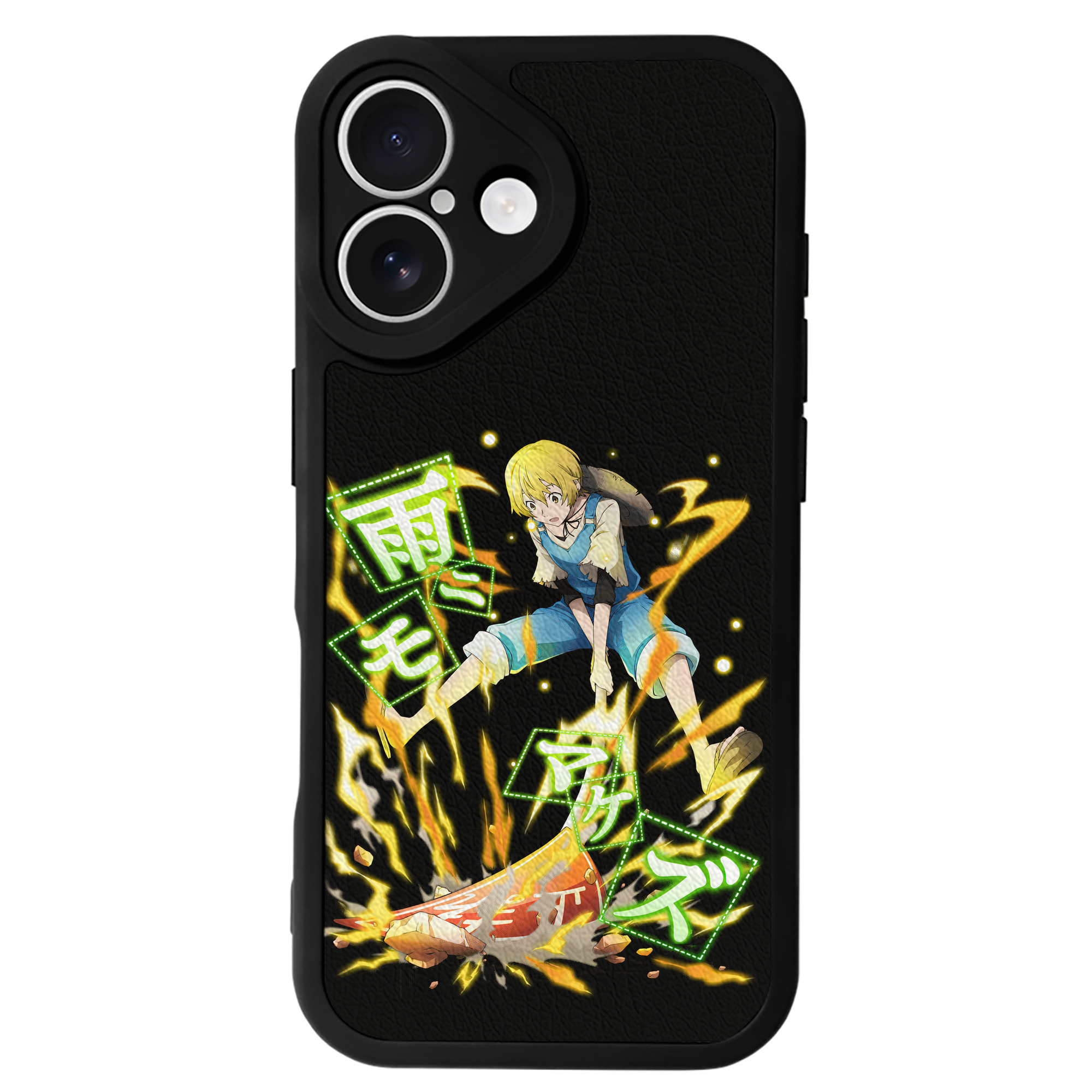 （画像用） 文豪ストレイドッグス Bungo Stray Dogs 【iPhone 16シリーズ対応】シリコンスマホケース（レザー調） 材質：シリコン